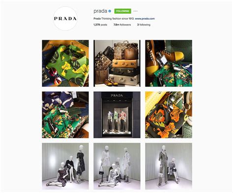 prada instagram strategy